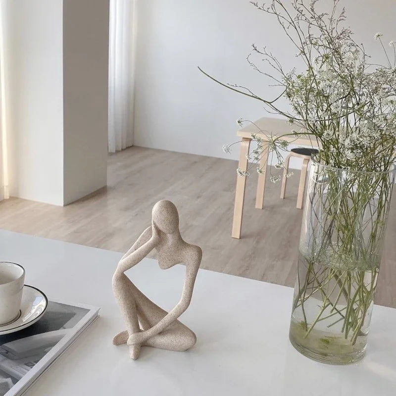 Abstrakte Yoga-Skulptur "Mark"