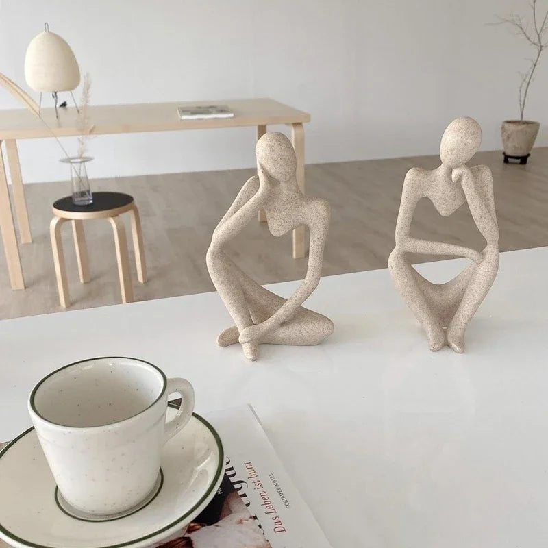Abstrakte Yoga-Skulptur "Mark"