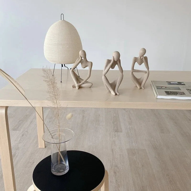 Abstrakte Yoga-Skulptur "Mark"